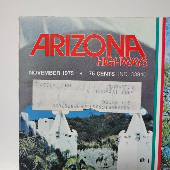 Arizona Highways Magazine November 1975 Vintage Photos Scenery Mexicaltitan Art - Picture 2 of 10